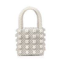 New Pearl Bag Woven Handbag Handmade Beaded Bag Wholesale Nihaojewelry main image 3