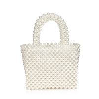 New Ladies Pearl Bag Fashion Handbag Hand-beaded Woven Bag Wholesale Nihaojewelry main image 3