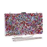 New Ladies Party Dress Banquet Bag Clutch Bag Small Square Bag Wholesale Nihaojewelry main image 3