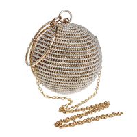 Fashion Trendy Women’s Handbags Spherical Banquet Bags Wear Pearl Bags Wholesale Nihaojewelry main image 6