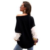 Fashion Women's New  Autumn And Winter Knitted Stitching Top Sweater Wholesale Nihaojewelry main image 6