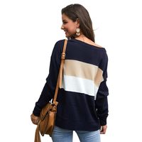 Fashion Ladies Sweater Jacket Autumn And Winter New Striped Sweater Wholesale Nihaojewelry main image 3
