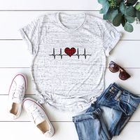 Women's Short Sleeve Printing Casual Fashion Printing main image 1