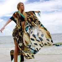 New Four-sided Elastic Tiger Cardigan Belt Beach Sunscreen Bikini Wholesale Nihaojewelry main image 5