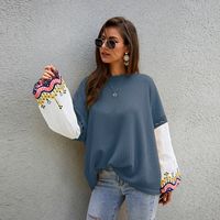 Fashion Women's New  Autumn And Winter Knitted Stitching Top Sweater Wholesale Nihaojewelry sku image 11