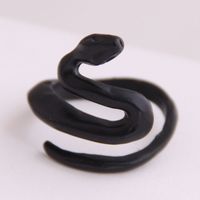 Fashion New  Metal Simple Auspicious Snake Personality Open Ring Wholesale main image 5