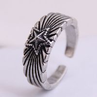 Fashion New  Retro Simple Meteor Opening Ring Wholesale main image 1