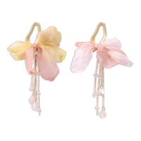 New Fashion  Bowknot Women's Earrings Long Fabric Tassel Earrings Nihaojewelry Wholesale main image 6