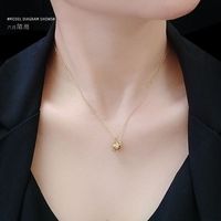 Happy Piggy Clavicle Necklace Gold Clavicle Necklace Wholesale Nihaojewelry main image 4