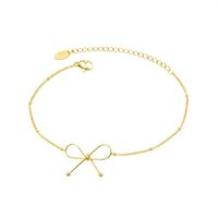 Arc Simple Style Clavicule Collier Bracelet 18k Véritable Plaqué Or En Gros Nihaojewelry main image 5