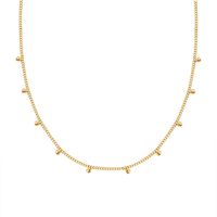 الكورية الصغيرة الخرز الترقوة مثير قلادة المجوهرات هيبوالرجينيك الجملة Nihaojewelry main image 3