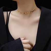 Irregular Sequins Clavicle Necklace Jewelry Multi-accessories Jewelry Sexy Clavicle Chain Hypoallergenic Wholesale Nihaojewelry main image 1