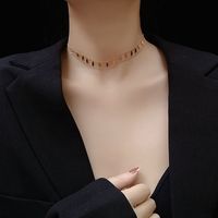 Irregular Sequins Clavicle Necklace Jewelry Multi-accessories Jewelry Sexy Clavicle Chain Hypoallergenic Wholesale Nihaojewelry main image 3