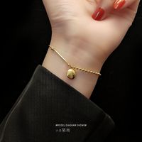 Snake Bone Chain With Round Bead Chain Good Luck Bead Bracelet Wholesale Nihaojewelry main image 1