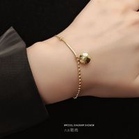 Snake Bone Chain With Round Bead Chain Good Luck Bead Bracelet Wholesale Nihaojewelry main image 6