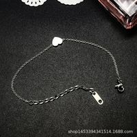 Simple Titanium Steel Bracelet 18k Real Gold Plating Non-fading Non-allergenic Wholesale Nihaojewelry main image 5