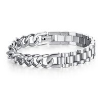 New Men's Domineering Titanium Steel Bracelet Popular Motorcycle Chain Jewelry Wholesale Nihaojewelry main image 6