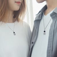 Fashion Astronaut Pendant Hip-hop Titanium Steel Necklace Couple Accessories Wholesale Nihaojewelry main image 5