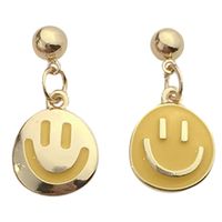 Coréen Nouvelle Mode Smiley Enfantin Argent Boucles D&#39;oreilles Aiguille Super Fée Tendance Boucles D&#39;oreilles En Gros Nihaojewelry main image 6