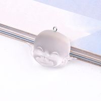 Handmade Transparent Resin Cute Doll Head Diy Jewelry Earrings Material Accessories Wholesale Nihaojewelry sku image 3