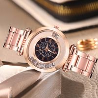 Steel Belt Watches Fashion Glitter Pink Women's Fashion Watches Hot-selling Steel Belt Watches Wholesale Nihaojewelry main image 1