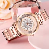 Steel Belt Watches Fashion Glitter Pink Women's Fashion Watches Hot-selling Steel Belt Watches Wholesale Nihaojewelry main image 4