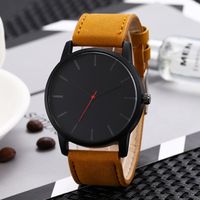 Large Dial Sports Style Simple Frosted Belt Quartz Men's Sports Watch Wholesale Nihaojewelry main image 3