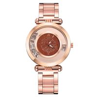 Ceinture En Acier Montres Mode Glitter Rose Femmes Montres De Mode Vente Chaude Ceinture En Acier Montres En Gros Nihaojewelry sku image 5