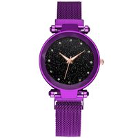 Fashion New  Starry Sky Magnet With Quartz  Rhinestone Watch Nihaojewelry Wholesale main image 5