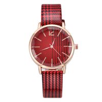 Fashion Plaid Design Ladies Belt Watch Polygonal Angular Glass Mirror Quartz Casual Wrist Watch Wholesale main image 3