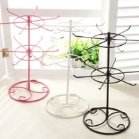Hot Selling Rotating Jewelry Display Rack Double Necklace Rack Jewelry Storage Rack Mobile Phone Accessories Bead Hanger Wholesale main image 3
