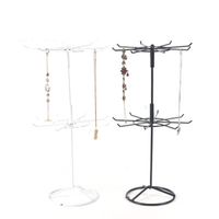 Hot Selling Rotating Jewelry Display Rack Double Necklace Rack Jewelry Storage Rack Mobile Phone Accessories Bead Hanger Wholesale main image 4