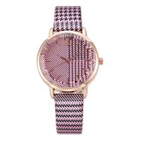 Fashion Plaid Design Ladies Belt Watch Polygonal Angular Glass Mirror Quartz Casual Wrist Watch Wholesale sku image 5