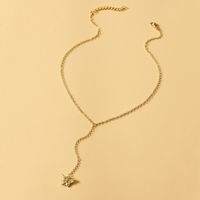 New Bow Pendant Necklace Women Wholesale Nihaojewelry main image 3
