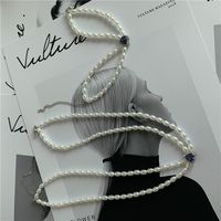 Zircon Love Pearl Necklace Bracelet Super Flash Shell Bead Set Wholesale Nihaojewelry main image 3