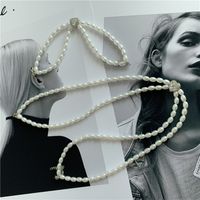 Zircon Love Pearl Necklace Bracelet Super Flash Shell Bead Set Wholesale Nihaojewelry main image 6