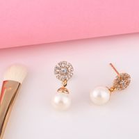 New Products South Korea New Pearl Tassel Earrings Senior Sense Earrings Wholesale Nihaojewelry main image 5