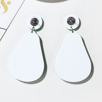 Fashion New Acrylic Avocado Fruit Green Earrings Cute Sweet Earrings Wholesale Nihaojewelry main image 5