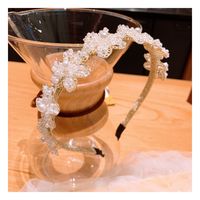 Korean Original Handmade Rice Grain Pearl Crystal Mix  Match Bright Flower Headband  Wholesale Nihaojewelry main image 1