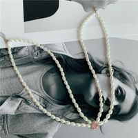 Zircon Amour Perle Collier Bracelet Super Flash Shell Perle Ensemble En Gros Nihaojewelry sku image 2