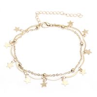 Fashion Jewelry Footwear New Tassel Star Footwear Hot Summer Ladies Beach Anklet Wholesale Nihaojewelry sku image 2