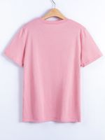 Women's T-shirt Short Sleeve T-shirts Casual Letter main image 5