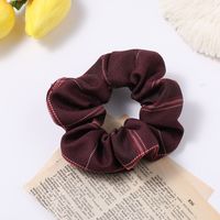 Spring New Fashion Mesh Solid Color Ribbon Cheap Scrunchies Wholesale sku image 8