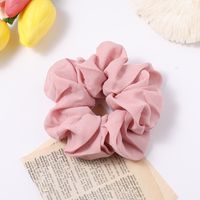 Spring New Fashion Mesh Solid Color Ribbon Cheap Scrunchies Wholesale sku image 19
