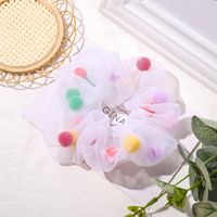 Spring New Fashion Mesh Solid Color Ribbon Cheap Scrunchies Wholesale sku image 46