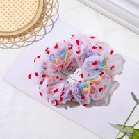 Spring New Fashion Mesh Solid Color Ribbon Cheap Scrunchies Wholesale sku image 62