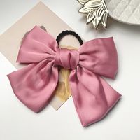 Gorgeous Satin Oversized Double Bow Hair Clip Korean Hair Accessories New sku image 8