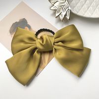 Gorgeous Satin Oversized Double Bow Hair Clip Korean Hair Accessories New sku image 9