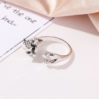 New Ring Retro Hippo Ring Opening Adjustable Finger Ring Cute Animal Ring Wholesale Nihaojewelry main image 4