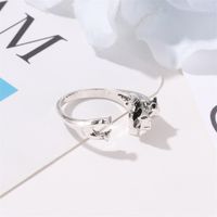 New Ring Retro Hippo Ring Opening Adjustable Finger Ring Cute Animal Ring Wholesale Nihaojewelry main image 5